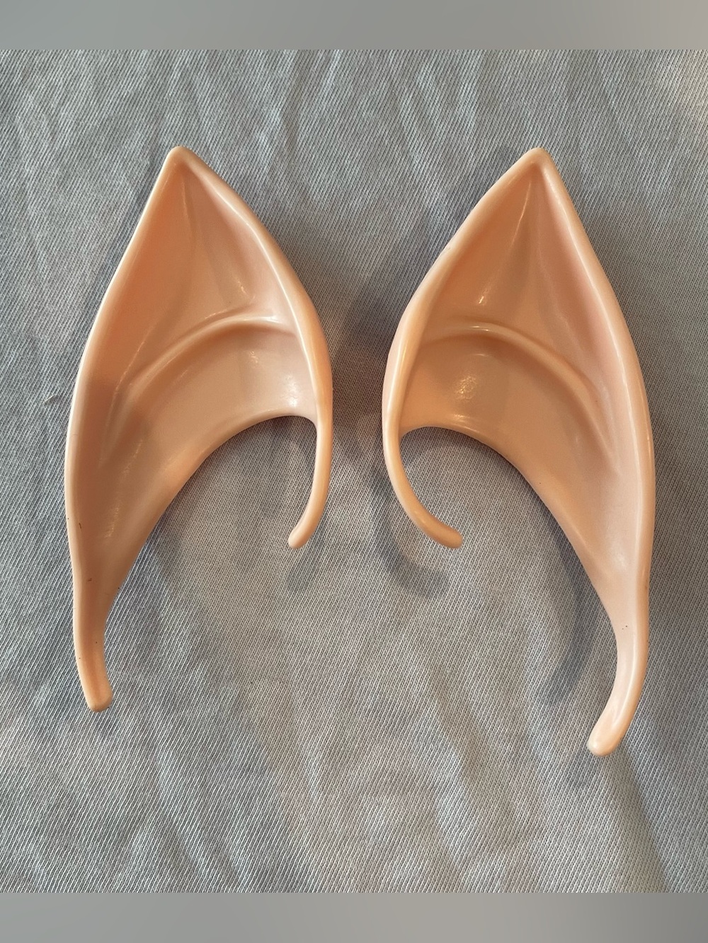 Anime Cosplay Ears Ear Cuff Elf Pixie Fairy Halloween Costume Latex Soft 2 piece